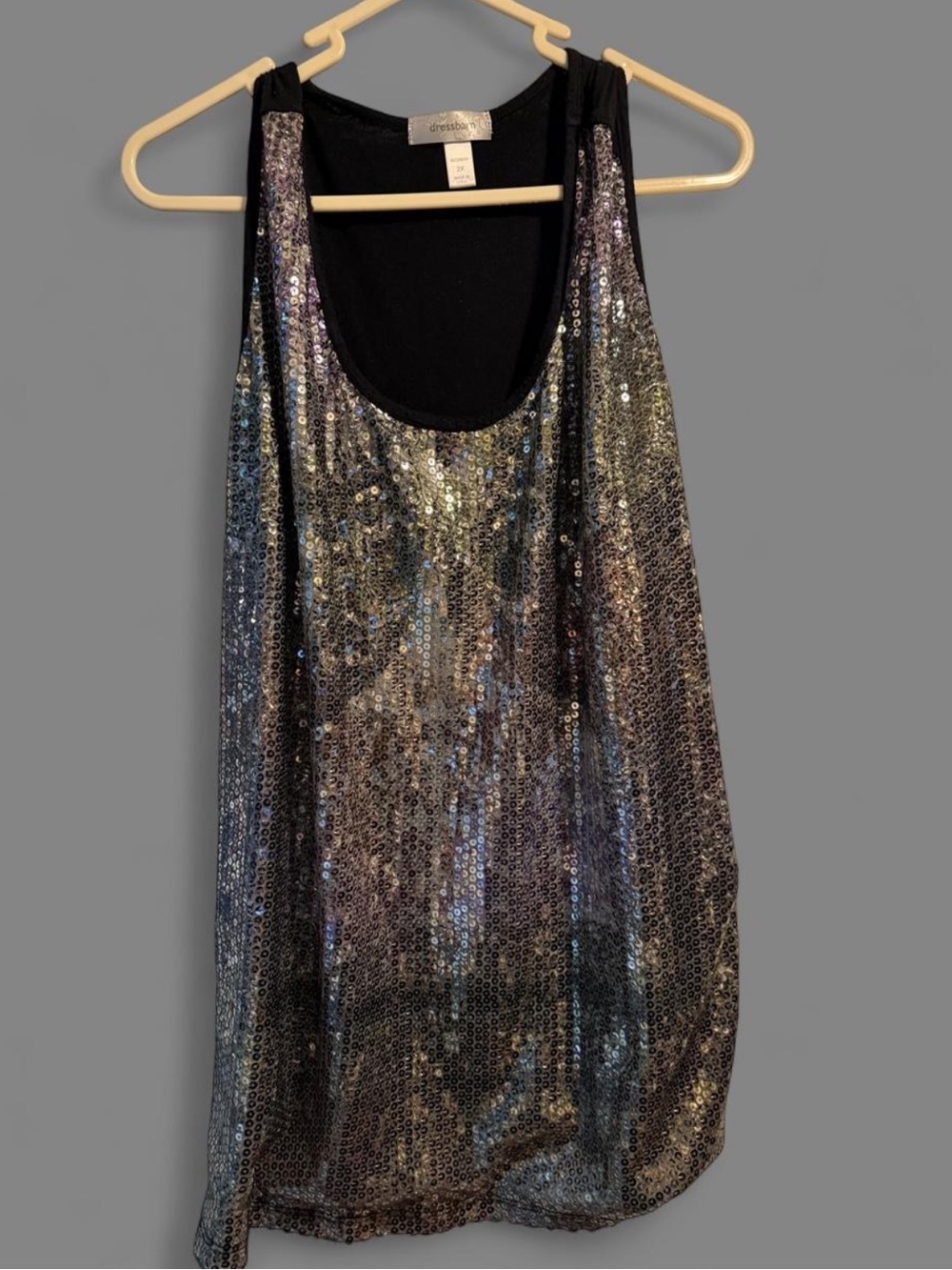 Dressbarn Sequin Top